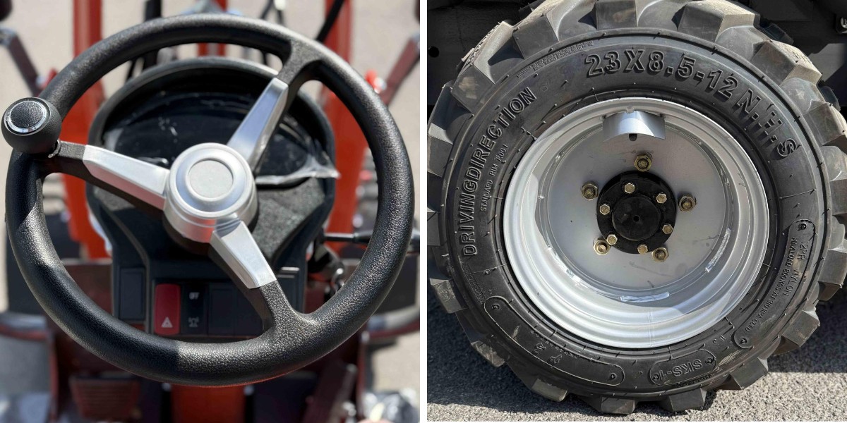 전기 미니 휠 로더