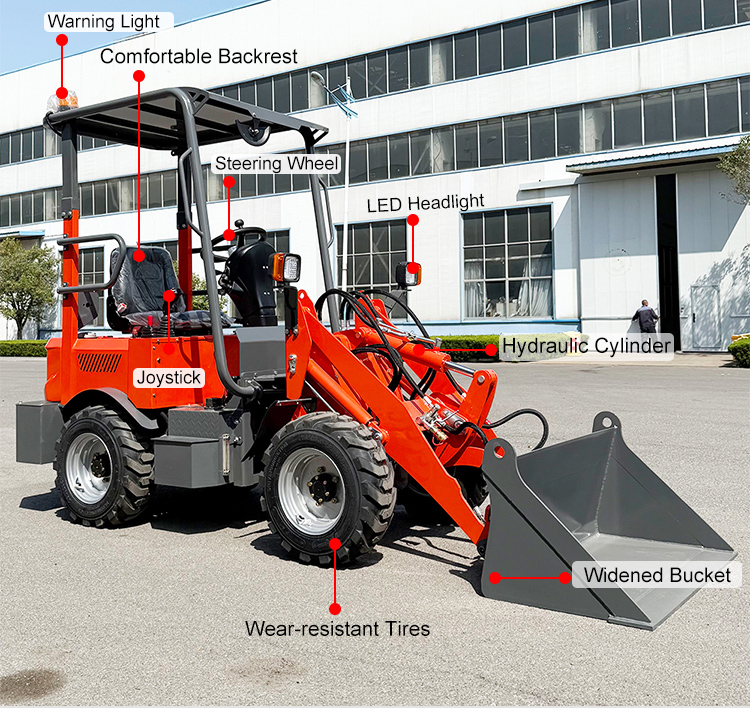 전기 미니 휠 로더