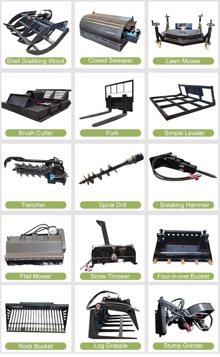 전기 미니 휠 로더