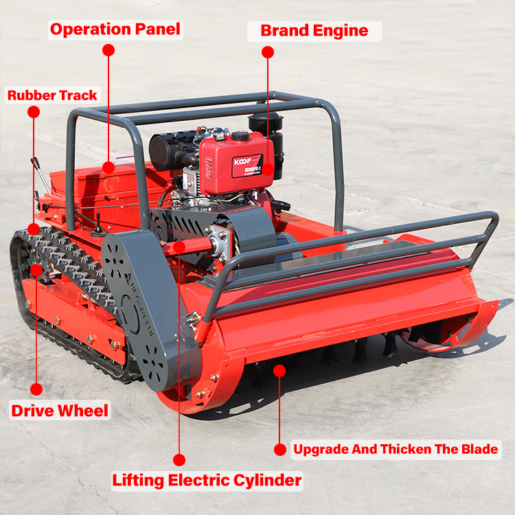 원격 제어 잔디 깎는 기계